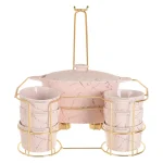 طقم مجات شوربة بورسلين لوتس، 8 قطع