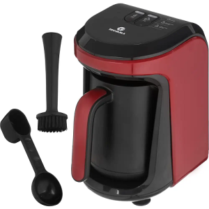 ماكينة قهوة تركي تروما، 5 اكوب، 535 وات، TRCM621-R/B - احمر اسود