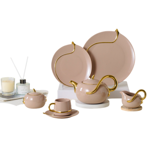 طقم شاى وجاتوه – 24 قطعة