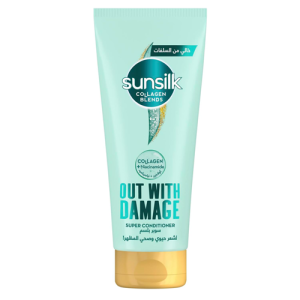 بلسم سوبر كولاجين بليندز خالي من الكبريتات من صانسيلك، خال من التلف، مع الكولاجين والنياسيناميد، لتغذية الشعر وإصلاحه، 170 مل