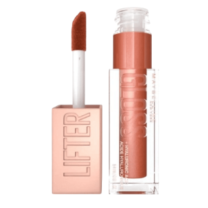 ملمع شفاه ليفتر البرونزي من ميبلين، تركيبة ترطيب تدوم طويلاً مع حمض الهيالورونيك، غير لاصق، 020، لون الشمس