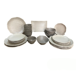 طقم أطباق ميلامين بافاريان مضاد للكسر - 25 قطعة