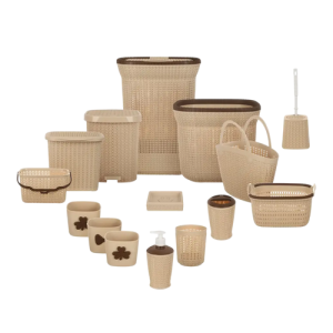 طقم حمام نت  - 15 قطعة  - الوطنية