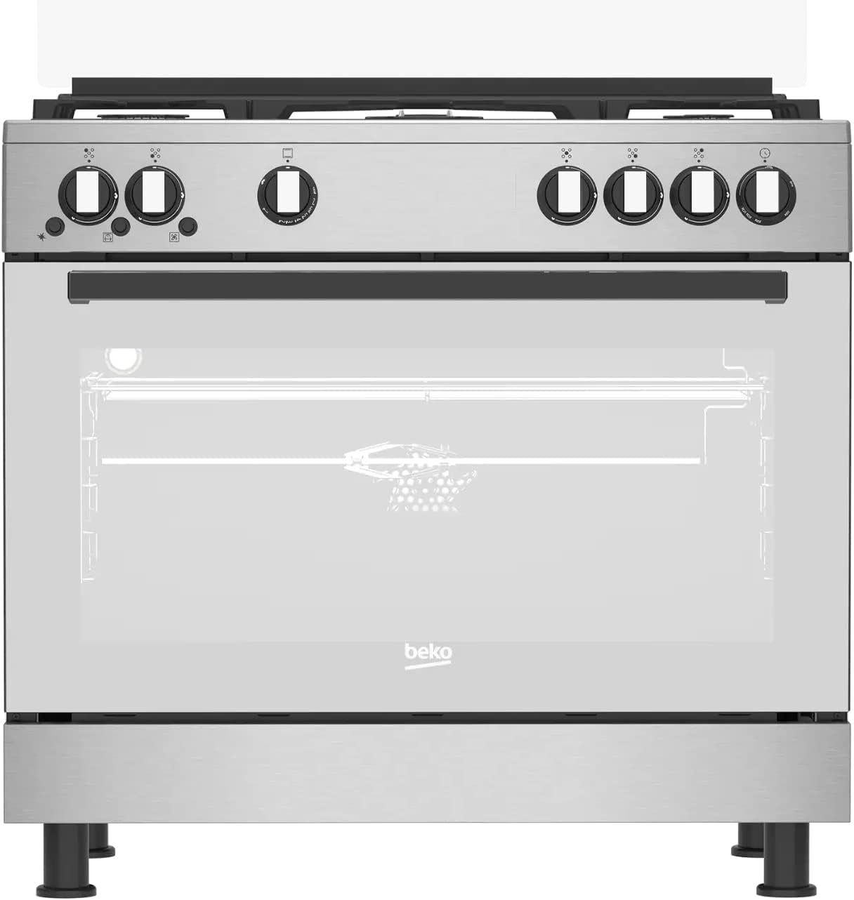 بوتاجاز بيكو – 5 شعلة – 90 سم GGR 15115 DX NS – BEko