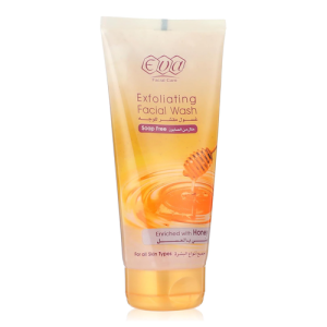 غسول مقشر للوجه غني بالعسل من ايفا، 150 مللى