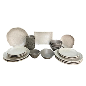 طقم عشاء ميلامين  مضاد للكسر - 25 قطعة - بافاريا