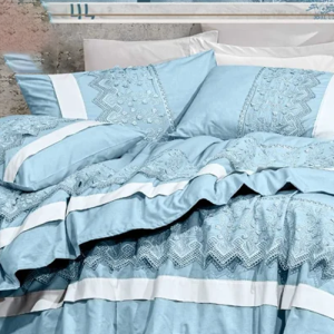 طقم ملاية اطلالة كبير - موديل ريحانة - 4 قطع