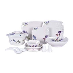 طقم عشاء ميلامين مودرن - 40 قطعة