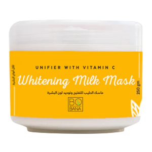 Bobana قناع تبييض الحليب الموحد مع فيتامين ج لجميع أنواع البشرة 250 جم