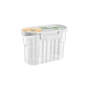 صندوق تخزين حبوب بلاستيكي من تيتيز مع غطاء مثقوب - متعدد الألوان