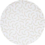 طقم عشاء بورسلين مستدير لوتس - 24 قطعة