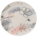 طقم عشاء بورسلين مستدير لوتس - 24 قطعة