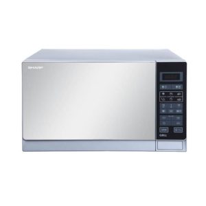 ميكرويف شارب بشواية - 25 لتر - 1000 وات - فضي - R-75MT(S)