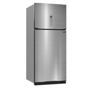 ثلاجة رقمية من الستانلس ستيل بخاصية إذابة الثلج (نو فروست) وسعة 450 لتر تورنيدو - موديل RF-580AT-ST، رمادي