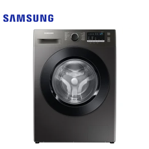 غسالة ملابس اوتوماتيك سامسونج تحميل امامي، 8 كجم، موتور انفرتر، ستانلس ستيل - WW80T4020CX1AS