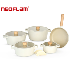 طقم حلل جرانيت فيكا 11 قطعة – Neoflam