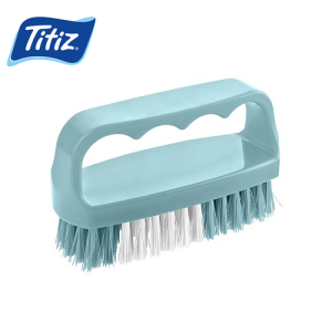 فرشاة تنظيف BNIBT لتنظيف الأحذية وغسل الملابس والأحذية بمقابض للاستخدام المنزلي (لون واحد) - تيتز