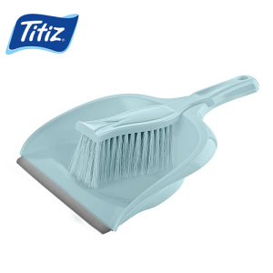 فرشاة مكنسة بلاستيكية  مع مجرفة بلاستيكية - تيتيز