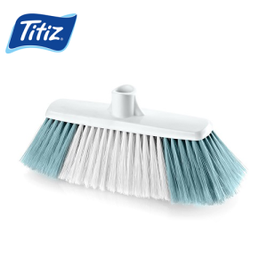 مكنسة تنظيف  - فيروزية وبيضاء - تيتيز