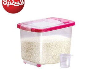 علبة أرز صغيرة شفافة من الوطنية