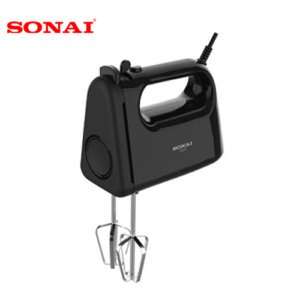 مضرب بيض يدوي  سوناي - 300وات - 5 سرعات - اسود - SH-M795