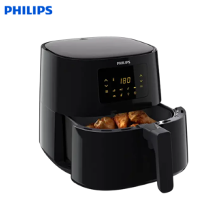 قلاية بدون زيت ايسينشال فيليبس، 6.2 لتر، 2000 وات، HD9270/90 - اسود