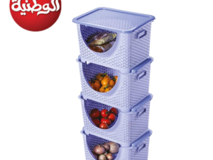 تربو بلاستيك - 4 ارفف - من الوطنية