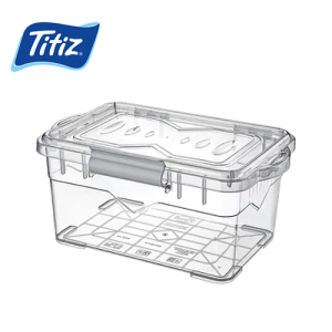 حافظة طعام متعددة الطبقات من تيتيز، سعة 1500 مل،