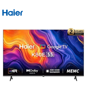 تلفزيون - 55 بوصة 4K UHD  - تحكم صوتي - HDR10 - هاير