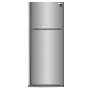 ثلاجه - 450 لتر انفرتر زجاج سلفر مقبض طولي SJ-GV58G-SL - شارب