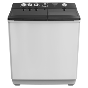 غساله ملابس هاف - 7كيلو حوضين جسم معدني ابيض TVH-HM07T(WK) - تورنيدو