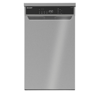 غساله اطباق - 10 فرد 6 برنامج تركي ديجيتال سلفر QW-V610-SS - شارب