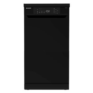 غساله اطباق - 10 فرد 6 برنامج تركي ديجيتال اسود QW-V610-BK - شارب