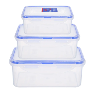 طقم ثلاجة - 3 قطع - شفاف - زهران