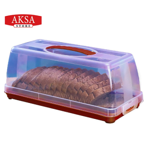 صندوق تخزين خبز توست من البلاستيك - اكسا هوم