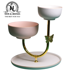 شيالة كحك بورسلين - 3 دور - ستاند دهبى