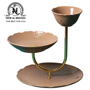 شيالة كحك بورسلين - 2 دور - ستاند دهبى