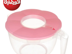 وعاء عجن ميكسر بلاستيك من الوطنية - شفاف