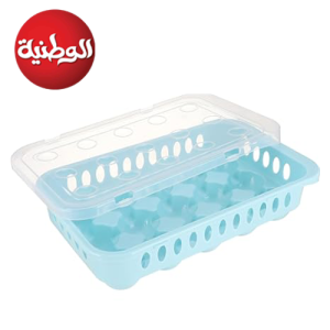 منظم بيض تركي بلاستيك شفاف - الوطنية