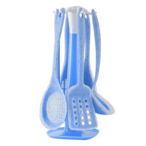 طقم توزيع بالحامل سيليكون بيد سيلكون - 7 قطع