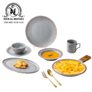 طقم عشاء 32 قطعة – LUXURY DINNER SET – بورسلين