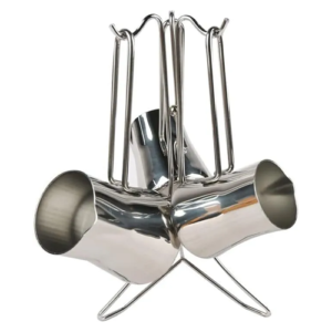 طقم كنك استيل ع حامل - التاج - 3 قطع