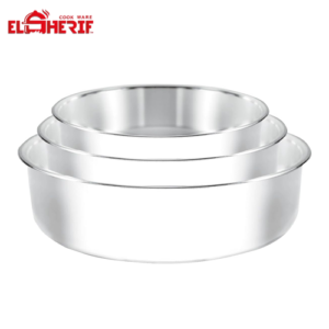 صينية فرن دائرية - 3 قطع-  مقاس 26 سم - 30 سم - الشريف