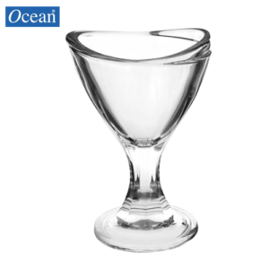 طقم كأس ايس كريم زجاج اوشن - 200 مل - شفاف - 6 قطع