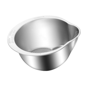 مصفاة الأرز من الفولاذ المقاوم للصدأ، مصفاة لغسل الأرز والفواكه والخضروات