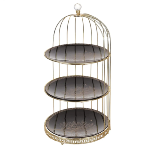 شيالة حلويات مستدير - 3 ادور - حامل معدن