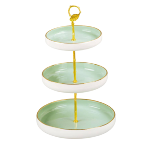 شيالة كحك 3 دور  - بورسلين - حامل معدن