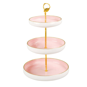 شيالة كحك 3 دور  - بورسلين - حامل معدن