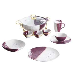 طقم عشاء 48 قطعة - بورسلين