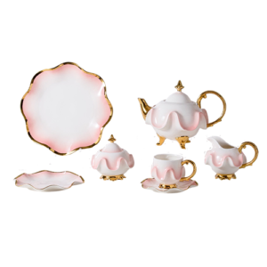 طقم شاى جاتوه بورسلين  - 24 قطعة - الاندلس